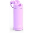 thumbnail image 3 of Thermos Kids Stainless Steel Vacuum Insulated Funtainer Water Bottle with Spout Lid, 470 ml, Lavender, 3 of 7