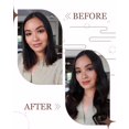 thumbnail image 4 of Extensiones de cabello humano real Hetto Jet Black con clip, 18 pulgadas, 4 of 9