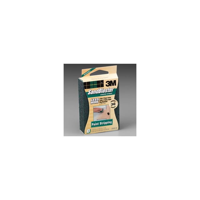 Esponjas para lijar 3M SandBlaster, decapante de pintura, grano grueso, 36