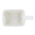 thumbnail image 6 of Creative Brands J2486 Paulownia Wood Single Handle Bowl, White, 6 of 7