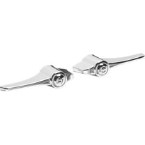 LASCO 01-4043 Chrome Lever Hot and Cold Handles for Universal Brands