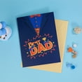 thumbnail image 2 of 3D Father Day Best Dad Paper Greeting Card Holiday Gift Decoration Supplies for Men Birthday Invitation Message, 2 of 5