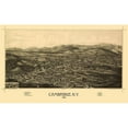thumbnail image 3 of Burleigh 14x10 Black Modern Framed Museum Art Print Titled - Cambridge New York - Burleigh 1886, 3 of 5