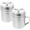 thumbnail image 2 of 2Pcs Salt Pepper Holders Stainless Steel Salt Containers Seasoning Bottles Spice Storage Cruets, 2 of 8