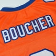 thumbnail image 3 of Camiseta de fútbol de los años 90 para fiesta Bobby Boucher #9 The Waterboy Sandler 50 aniversario película camiseta de fútbol (naranja XL), 3 of 5