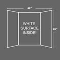 thumbnail image 3 of BAZIC White Trifold Presentation Corrugated Display Board 28" x 40", 2-Pack, 3 of 8