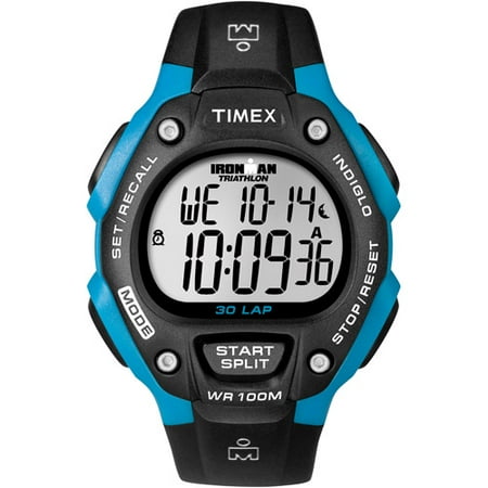 Timex Sport Ironman Black and Bright Blue T5K521