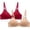 Red, variant on Herrnalise 2pcs New Activewear Women's Comfort Devotion Underwire Bra, Full Coverage Convertible T-Shirt Bra
