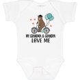 thumbnail image 3 of Inktastic Grandma Grandpa Love Me Boys Baby Bodysuit, 3 of 5
