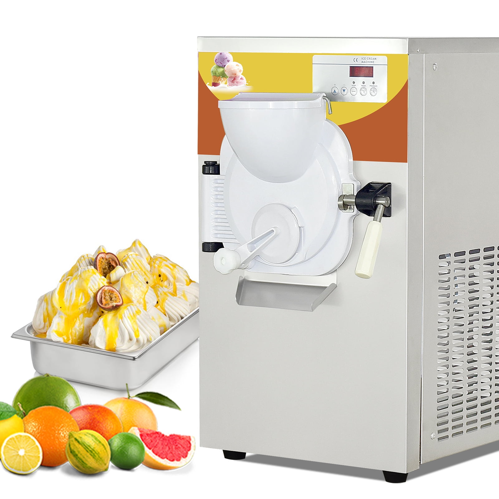 Kolice Commercial Countertop Gelato Hard Ice Cream Machine, Italian