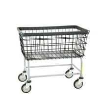 R&B Wire Products 200F-D7 Dura-Seven Anti-Rust Coating Large Wire Laundry Cart, 4.5 Bushel