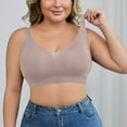thumbnail image 2 of Posijego Plus Size Womens Bras Push up Full Coverage Seamless No Underwire Everyday Bra for Women, 2 of 4