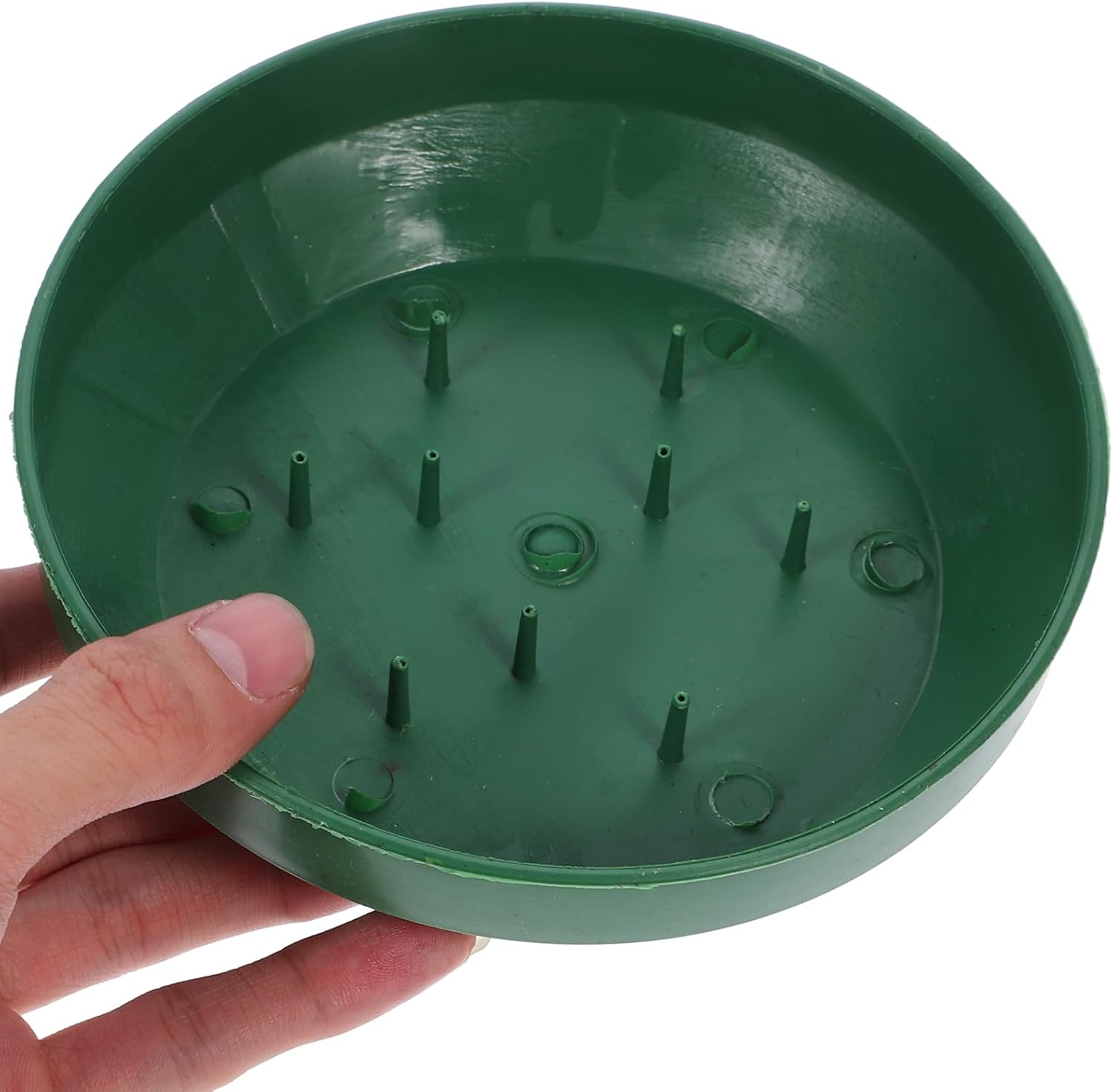 ABPETE 10pcs Floral Foam Bowls, Arrangements Centerpiece Foam Tray Florist Supplies for Party Wedding Fresh Artificial Flowers