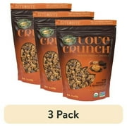 (3 pack) Love Crunch Organic Granola, Dark Chocolate & Peanut Butter, 11.5oz Pouch