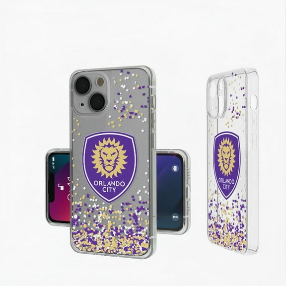 Orlando City SC iPhone Confetti Design Clear Case