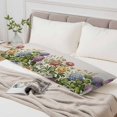 thumbnail image 6 of Spring Hydrangeas Body Pillow Cover 20 x 54 Inch Decorative Pillow Cover Summer Floral Botanical Rustic Vintage Lumbar Pillowcase Seasonal Rectangle Cushion Case for Couch Sofa Bed Living Room, 6 of 9