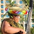 thumbnail image 5 of vlrwzc Mexican Straw Sombrero Hat Hawaiian Luau Beach Party Headwear, 5 of 6