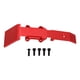 thumbnail image 1 of Placa de protección delantera de aleación de aluminio, portátil, ligera, para RC, 1/16, para Traxxas E Revo VXL, color rojo, 1 of 14