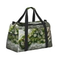 thumbnail image 2 of Bingfone Nature Hand Daisies Art Print Travel Duffel Tote Bag,Waterproof Shoulder Weekender Bag For Women and Men Swim Sports Travel Gym Bag，Foldable and expandable bag Lightweight, 2 of 7