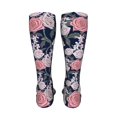 thumbnail image 6 of KLL Rose Flowers Print Cool Socks Men's Women's Crew Socks Funny Crazy Novelty Stockings, 6 of 8