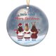 thumbnail image 2 of Fiudx Ofertas Y Liquidación El Árbol De Navidad Adorna El Colgante De Madera De Las Decoraciones Los 8Cm Del Sitio, 2 of 2