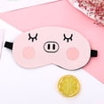 thumbnail image 4 of Bangcool 2PCS Sleeping Mask Cartoon Pig Flower Eye Shade with Ice Pack for Home Travel, 4 of 10