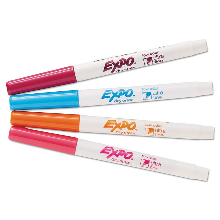 Expo Dry Erase Marker Ultra Fine Tip Multicolor 4-Pack — SafeSavings
