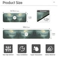 thumbnail image 3 of Yayeee Faucet Mat for Kitchen Sink 14.7" Diatomite Long Splash Guard Pad, Forest House, 2 Pack, 3 of 7