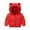 1#Red, variant on Kiijoy Infant Girls Lightweight Padded Jacket Winter Warm Hooded Down Coat, Sizes 18-24M
