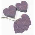 thumbnail image 5 of Inkdotpot Pack Of 50 Real Rose Gold Foil Paper Tags Thanks From The New Wedding Favor Hang Tags, 5 of 6
