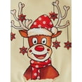 thumbnail image 6 of Bagilaanoe Toddler Baby Girl Boy Christmas Sweatshirt Long Sleeve Letter/Deer Print Pullover 6M 12M 18M 24M 3T 4T Kids Fall Loose Tee Tops, 6 of 9