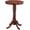 Walnut, variant on Giantex Round Dining Table for 2-4 People, 32" D X 30" H Wooden Kitchen Table with Spacious Tabletop, Pedestal Base, Leisure End Tables for Bar, Kitchen, Dining Room, Restaurant, Natural