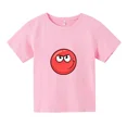 thumbnail image 3 of Ropa bonita de bola roja 2.ª para niños, camiseta de algodón de moda de verano para niños, camisetas de dibujos animados para bebés, camisetas casuales de manga corta para niñas, 3 of 5