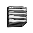 thumbnail image 1 of LNGOOR 1pc 5-tier Metal Mesh Wall Mounted File Holder  Letter Magazine Document Organizer  Mail Sorter For Office Home, 1 of 7