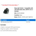 thumbnail image 2 of Stop Light Switch - Compatible with 1987 Mercedes-Benz 300TD 3.0L 6-Cylinder, 2 of 2