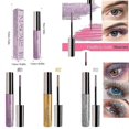thumbnail image 5 of Exquisite3 Colours Glitter Mascara Eye Shadow Extension Curling Volume Mascara, Sparkling Silver/Gold/Purple Diamond Mascara, Waterproof Eyelashes, 5 of 5
