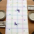 thumbnail image 5 of Table Runners 72 Inches Long Dress Scarves, Spring Farmhouse Kitchen/Dining Table Runner, Coffee Tablerunners, Bicycles Botanical Leaves Rose Colorful Stripes 16x72 Inch, 5 of 9
