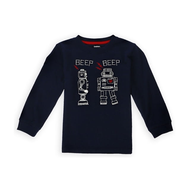 Camiseta gráfica Gymboree Robot Love Azul 6-12 meses