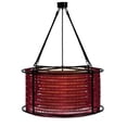 thumbnail image 5 of Meyda Tiffany 132706 24" W Maille Drum Pendant - Red, 5 of 5