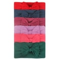 thumbnail image 1 of Kcodviy Bandeau Turban avec Nœud pour Bébé Fille 6 Pcs Accessoires avec Ruban, 1 of 3