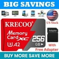 thumbnail image 1 of Tarjeta Micro SD 256GB Clase 10, Memoria Flash Rápida TF para Smartphones, Computadoras, Cámaras Digitales y Car Navigation, 1 of 9
