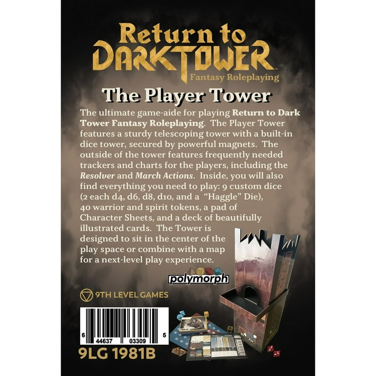 Return To Dark Tower: RPG Player Tower - Unique Rolplaying Game Accessory  Set, Includes Dice, 14" Tower, Cards & More - Walmart.com