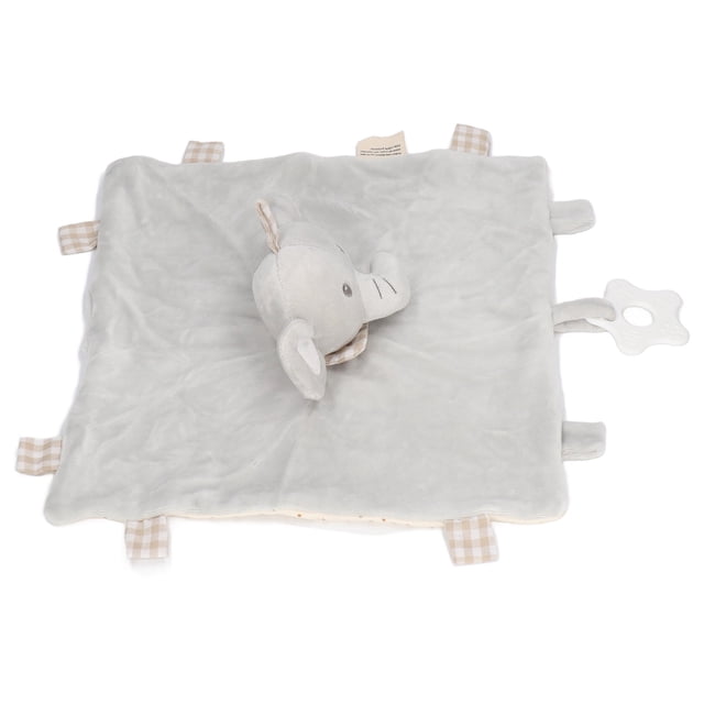 Muñecos de dentición de elefante para bebés Manta de dentición de elefante Manta de seguridad suave para bebés