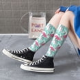 thumbnail image 6 of Picia Women Crew Soft Moisture-wicking Socks Flamingo Pattern Design Cotton Socks, One Size fit All, 6 of 9