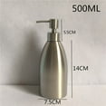 thumbnail image 3 of Inteprter RecabLeght, dispensador de loción de jabón para encimera de 500 Ml, botella de loción líquida de acero inoxidable, bomba, Juegos de accesorios de baño, 3 of 6