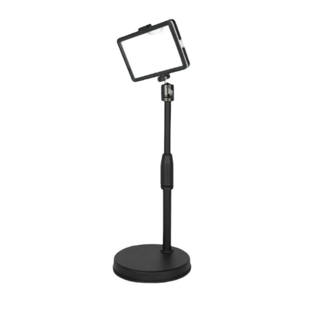 Seitruly Tablero de 3 engranajes Panel de luz Video Lámpara de transmisión en vivo Fotografía Conferencia Equipo de herramientas de iluminación para Accesorios de cámara y óptica 16cm
