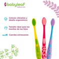 thumbnail image 3 of Cepillo de Dientes para Niños con Chupón Babyleaf 3pz multicolor Unitalla, 3 of 7