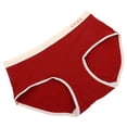 thumbnail image 2 of Braguitas de algodón para mujer con entrepierna extendida, bragas menstruales, bragas de algodón para mujer, bragas de algodón de corte alto, lencería, braguita para mujer, 2 of 7