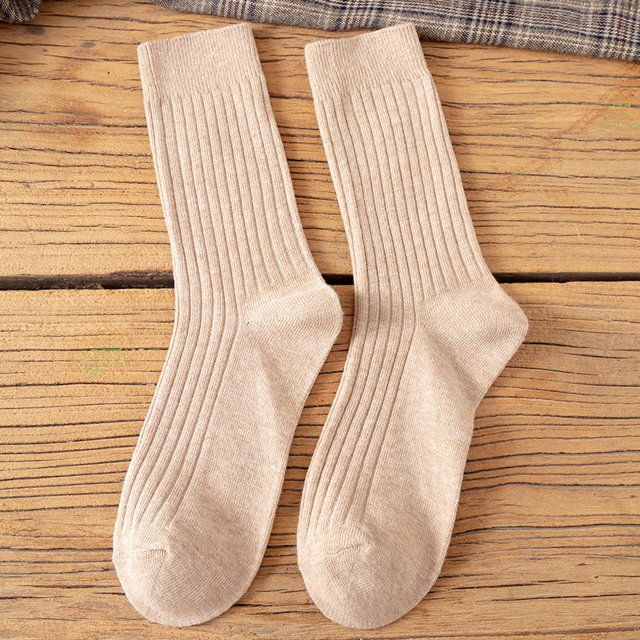 Calcetines de mujer de longitud media, estilo otoño e invierno, calcetines apilados, calcetines de estilo Harajuku de moda, calcetines de longitud media, calcetines de mujer de moda