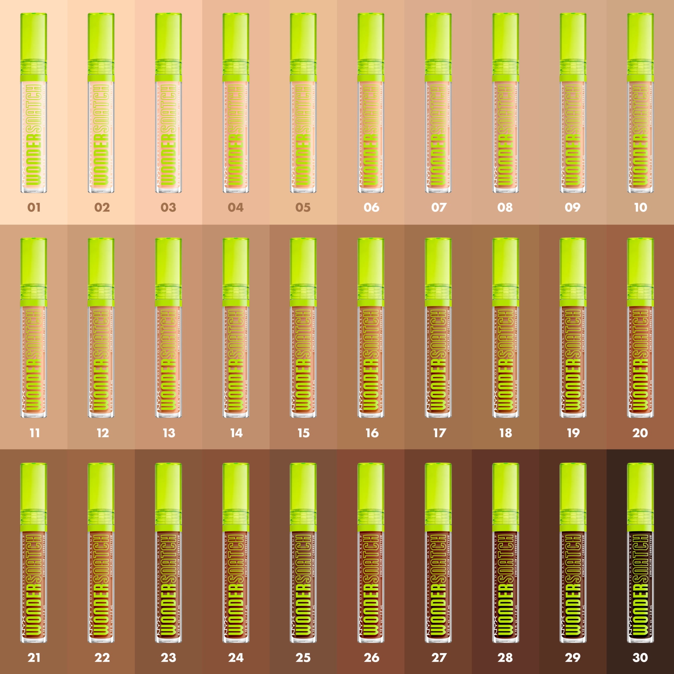 NYX Professional Makeup Wonder WONDER SNATCH CONCEALER PALE COOL, PALE COOL, 0.1 fl oz